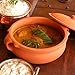 Ancient Cookware, Indian Clay Curry Pot, Extra Large, 10 Inch, 3.5 Quarts