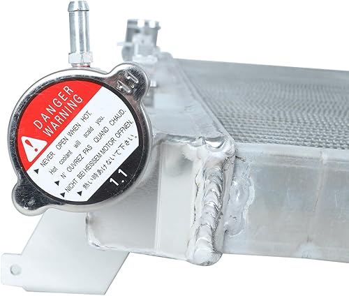 Miniatura 7 de Radiador de aluminio AA5052 de 3 filas compatible con Dodge Ram 2009-2021 1500 2500 3500 4000 V6 V8 Pickup ATMT