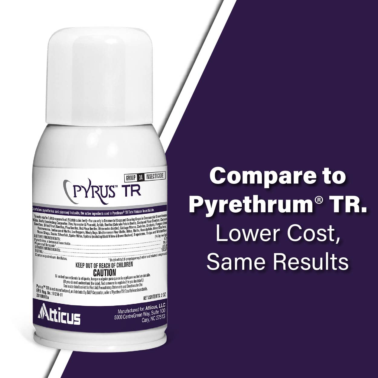 Buy Pyrus TR Greenhouse Fogger (2oz) Total Release Pyrethrin