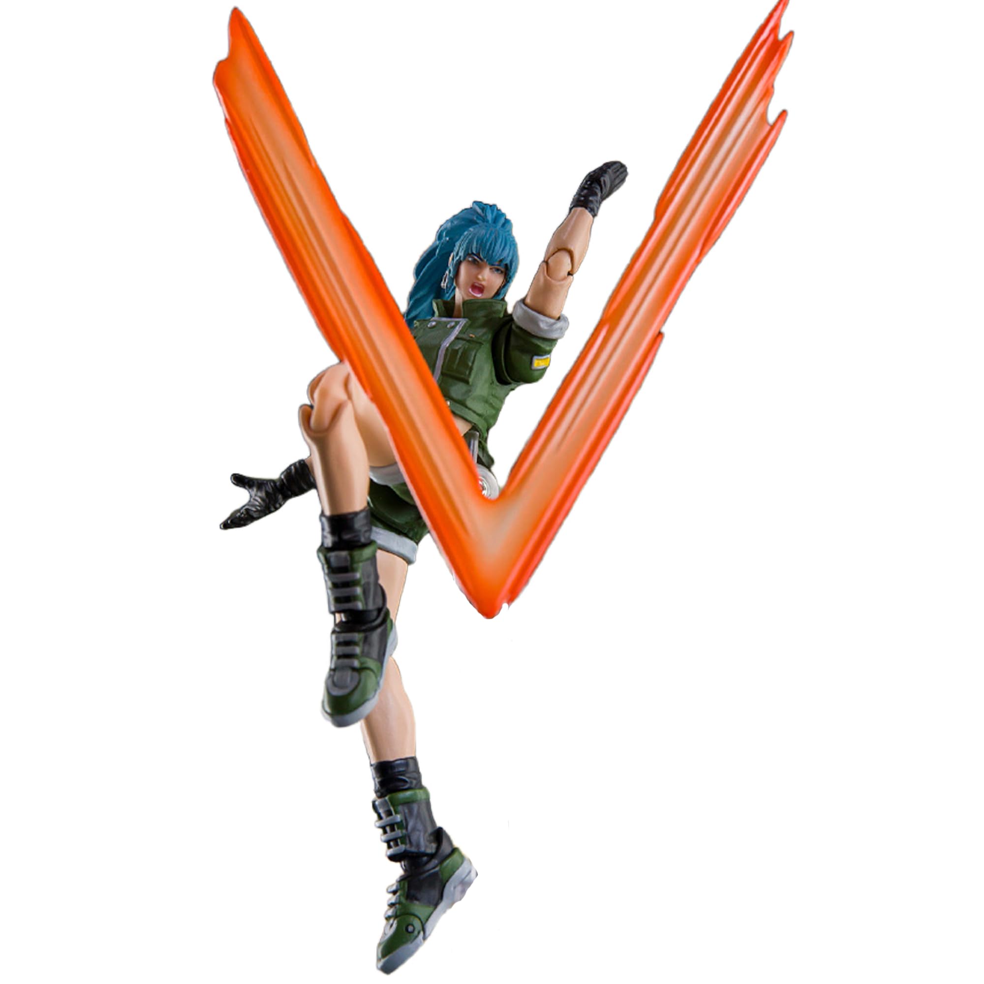 TOYVERSE JOYTOY 1/18 Action Figure, SNK KOF 98UM, Ikari Warriors Team Leona Heidern, Movable Joints Character Model, 15+ — image 1