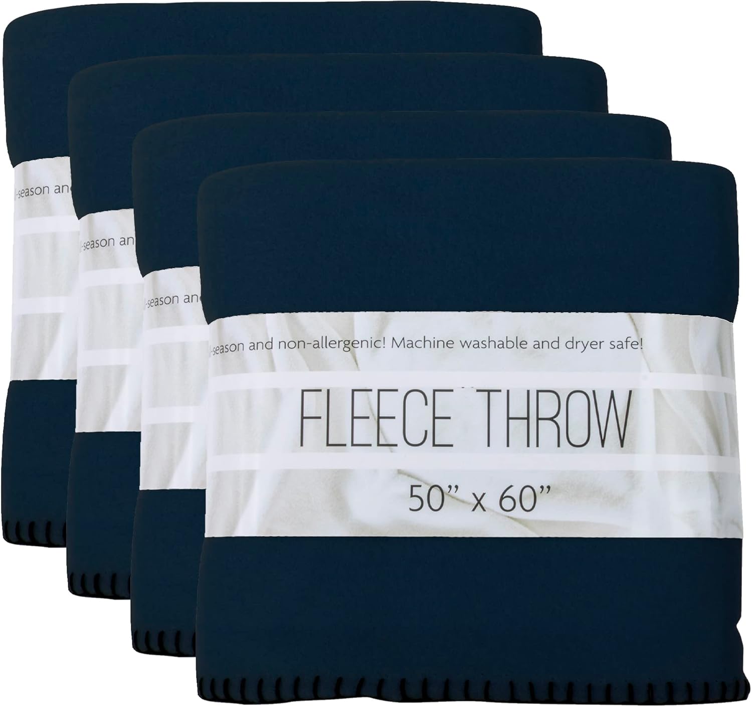 Bulk Throw Blankets 24 Pack for Wedding Favors, Homeless