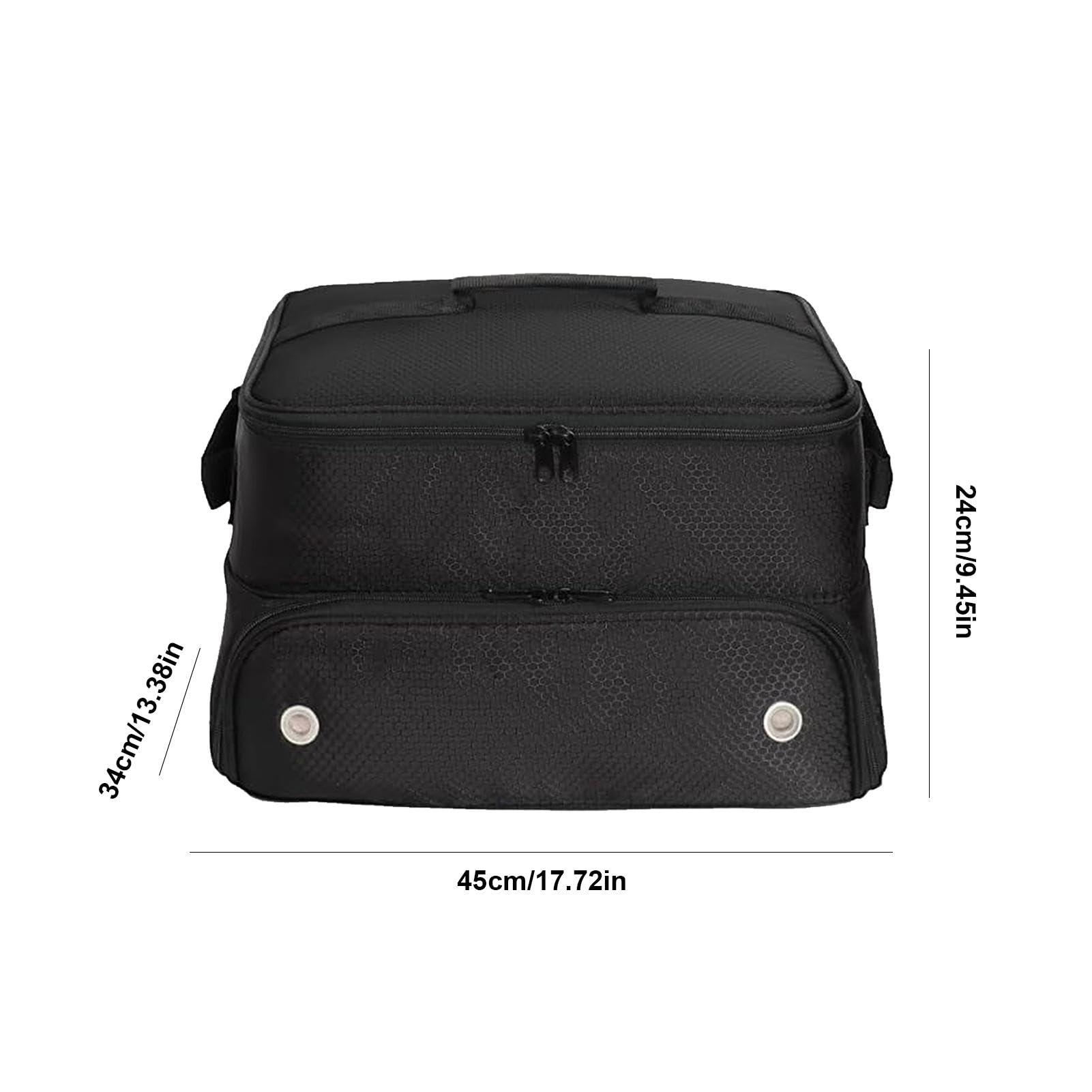 Organisateur de Coffre de Golf et Sac de Voyage, Sac de Rangement pour Coffre de Golf - Rangement de Voyage de Golf Pliable à 2 Couches | 2 Compartiments à Chaussures, Coffre résistant à l'eau,