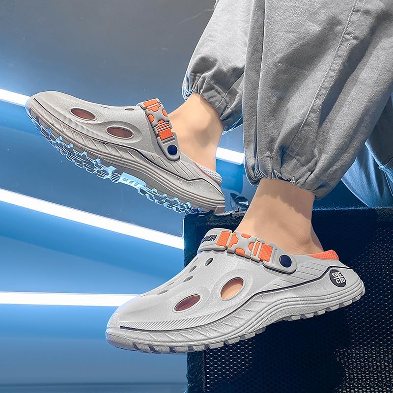 Qiucdzi Men’s Women’s Clogs Unisex Garden Shoes Mules with Arch Support Comfort Slip-on Outdoor Sandals Slippers for Work Beach Casual - Image 5