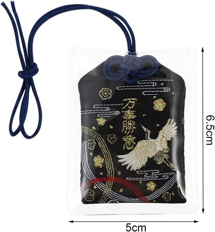 Japanese Lucky Amulets Shrine Good Luck Sachet Charm Car Hanging Fortune Pendant for, Education