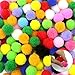 JUSLIN 1200 PCS 1cm 100 PCS 1.5cm Assorted Pom Poms for DIY Creative Decorations, Craft Pompoms