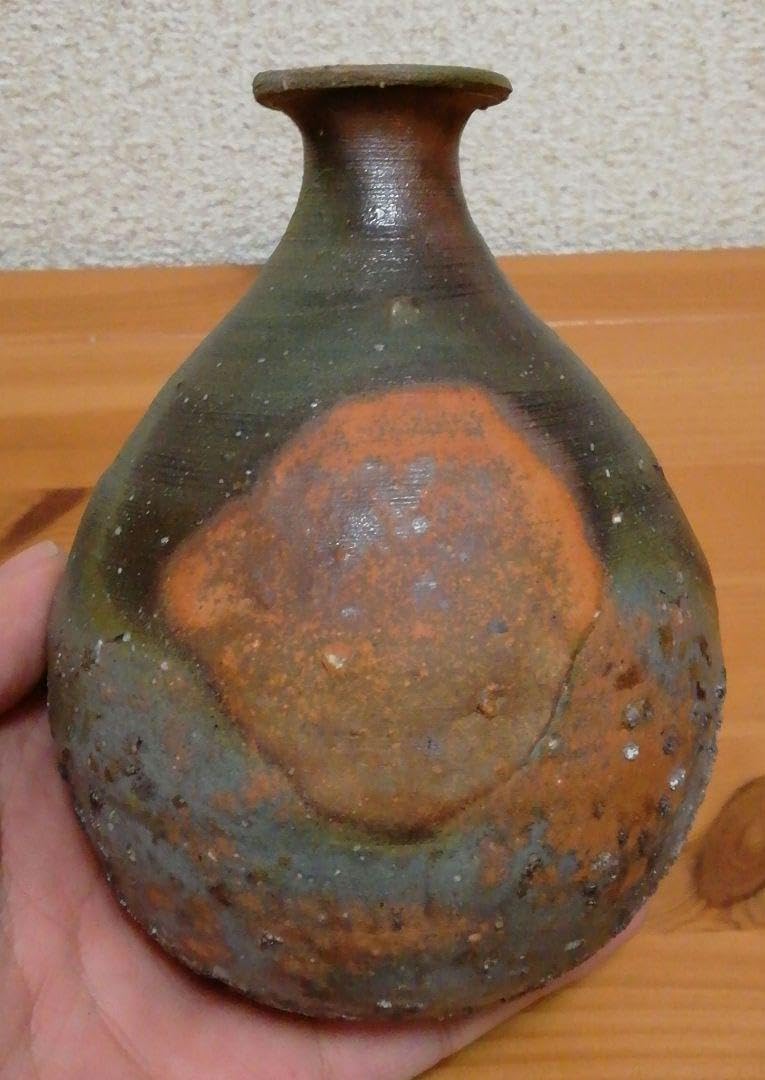 Amazon.co.jp: 武用真作 備前焼 窯変 徳利 ぐい呑 共箱 共布 酒器 