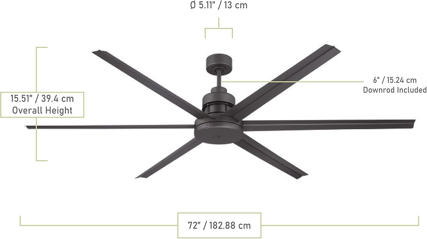 Super Brands Craftmade MND72ESP6 Mondo Unique Aileron Design Outdoor Ceiling Fan with Remote 72 Large Metal 6 Blade Industrial Fan for Patio, Espresso Limited Discount Craftmade MND72ESP6 Mondo Unique Aileron Design Outdoor Ceiling Fan with Remote 72 Large Metal 6 Blade Industrial Fan for Patio, Espresso