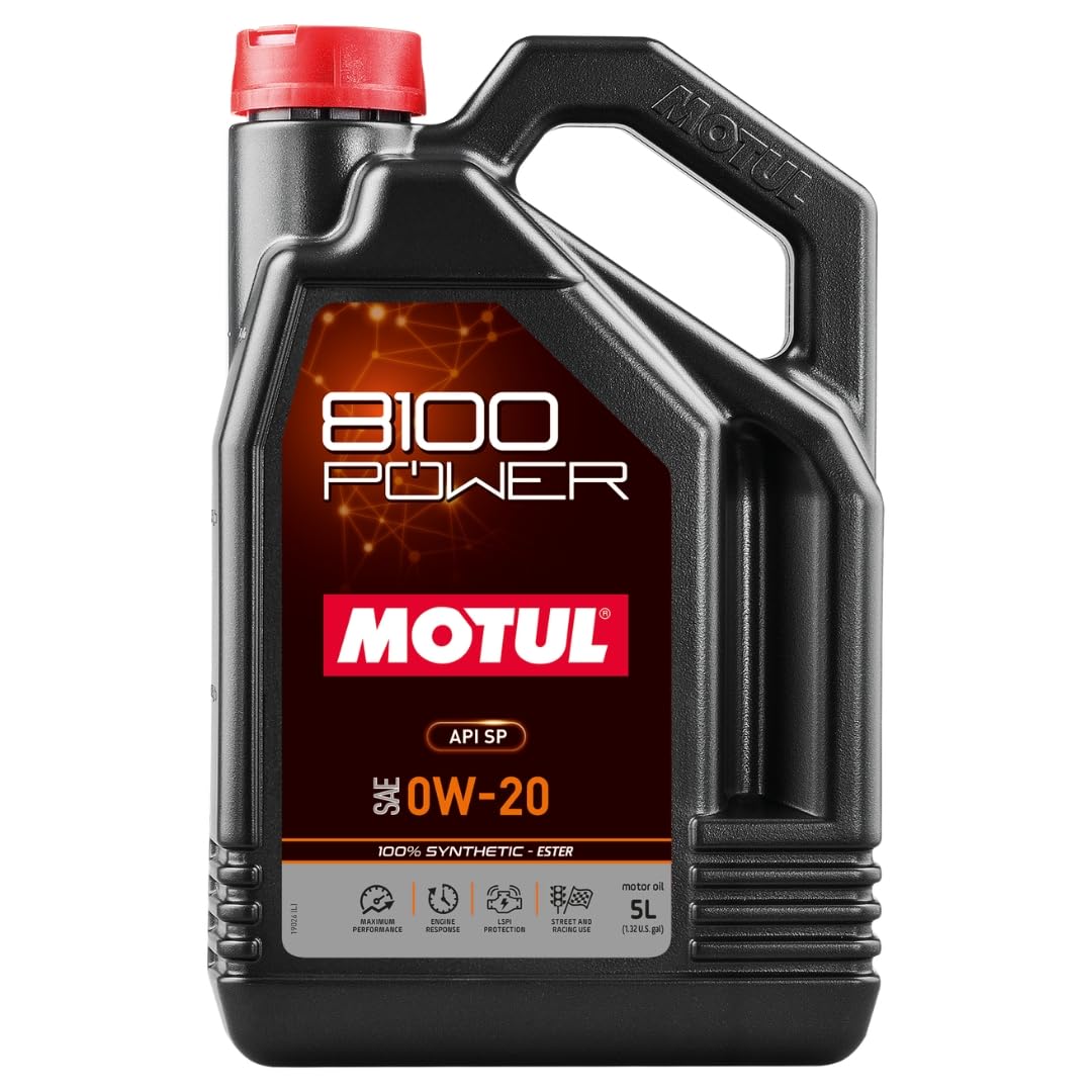 Amazon.com: Motul 8100 Power 0W-20 Full Synthetic | Ester-Based
