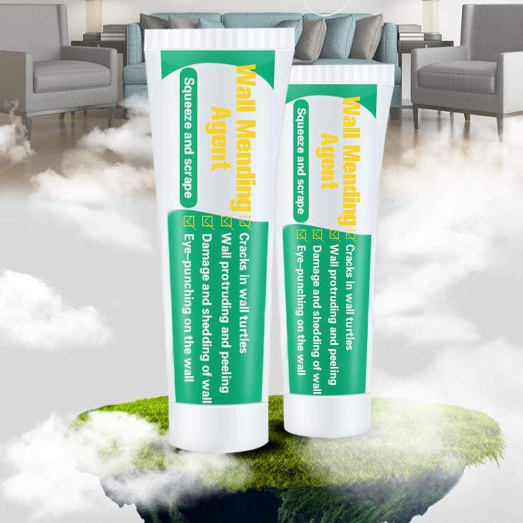 FREEORR Wall Mending Agent Repair Cream Repair Paste - Quick & Easy Solution to Fill The Holes and Crack in Your Wall Surface - Also Works on Wood & Plaster - Self-Adhesive Drywall Repair Putty - - 