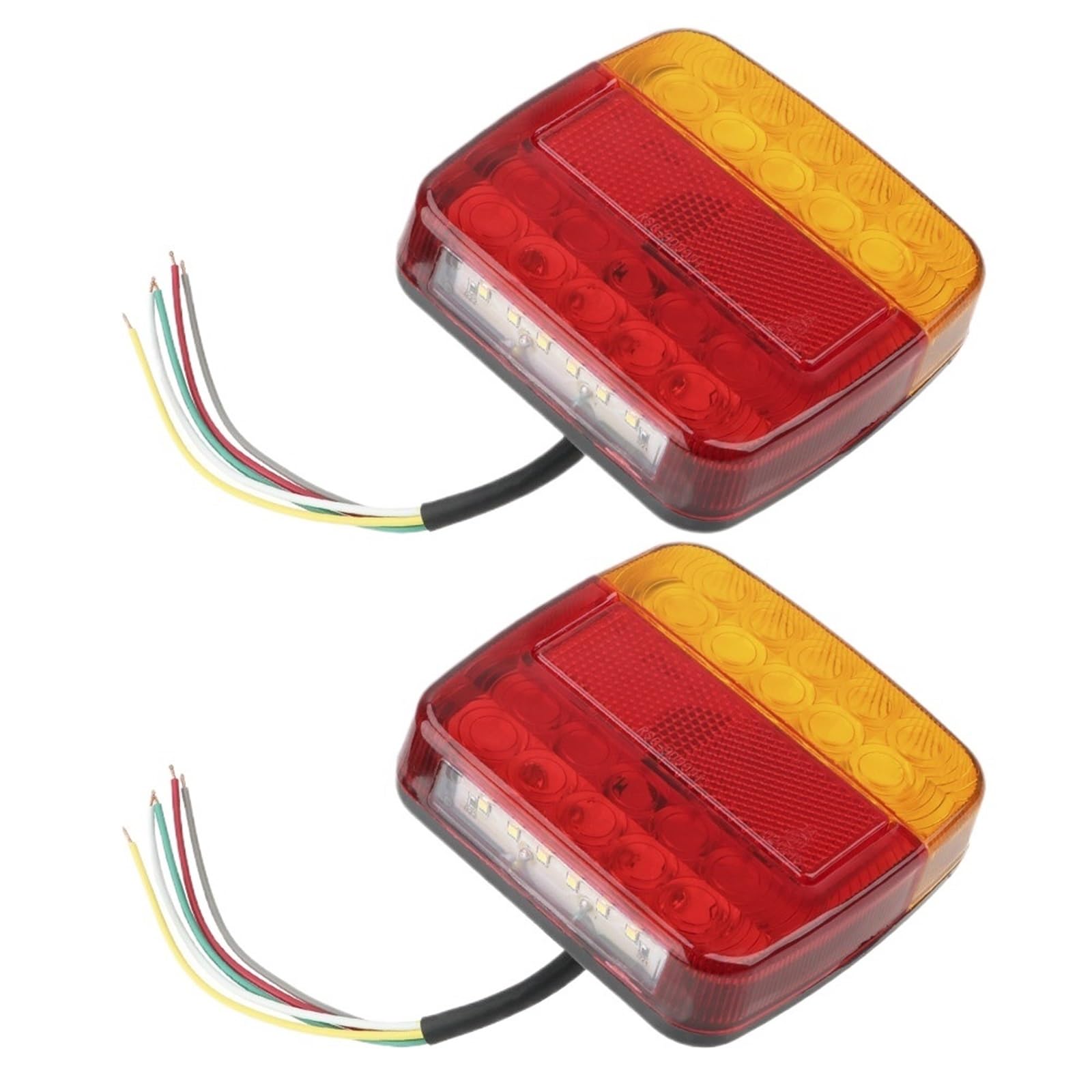 Luci posteriori posteriori Fanale posteriore da 12 V per indicatore di segnale 26 LED Fanale posteriore per auto Luce per targa posteriore
