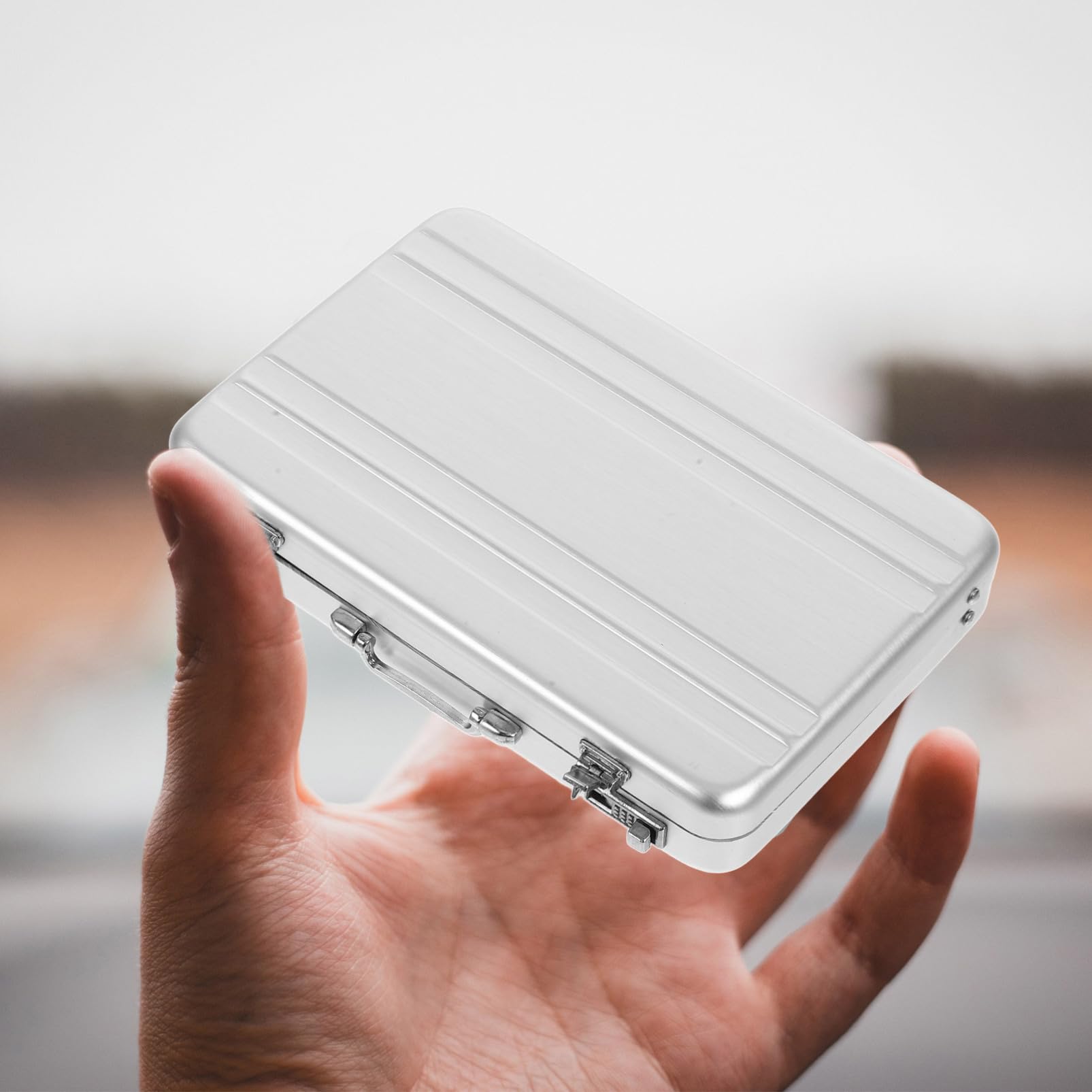 NUOBESTY Lot De 4 Pour Cartes De Visite Porte-Cartes De Visite Pour Cartes De Bureau Étui Pour Cartes De Visite Fournitures De Bureau Porte-Cartes Flash