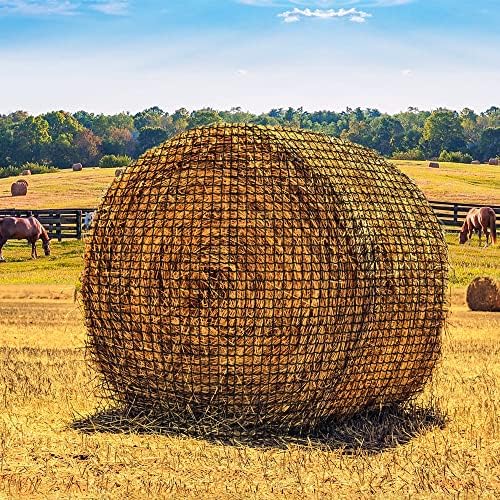 Hay Bag Thick Durable Round Bale For Horses- Large Brunei Hay Net
