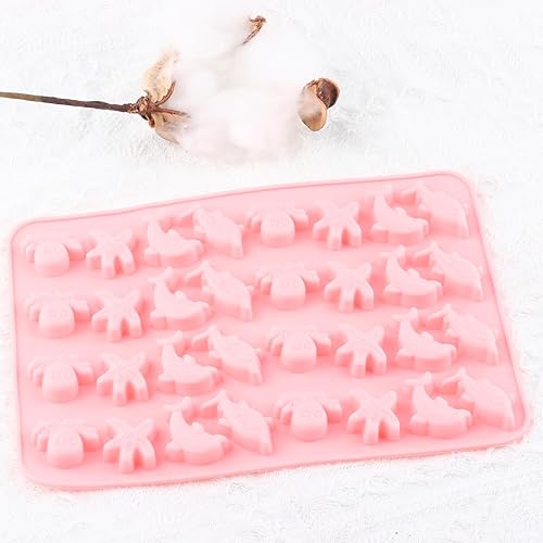 Miniatura 4 de 32 moldes de silicona para hacer gomitas de animales del océano, estrellas de mar, delfín, pulpo, tiburón, para hacer gomitas de chocolate y dulces