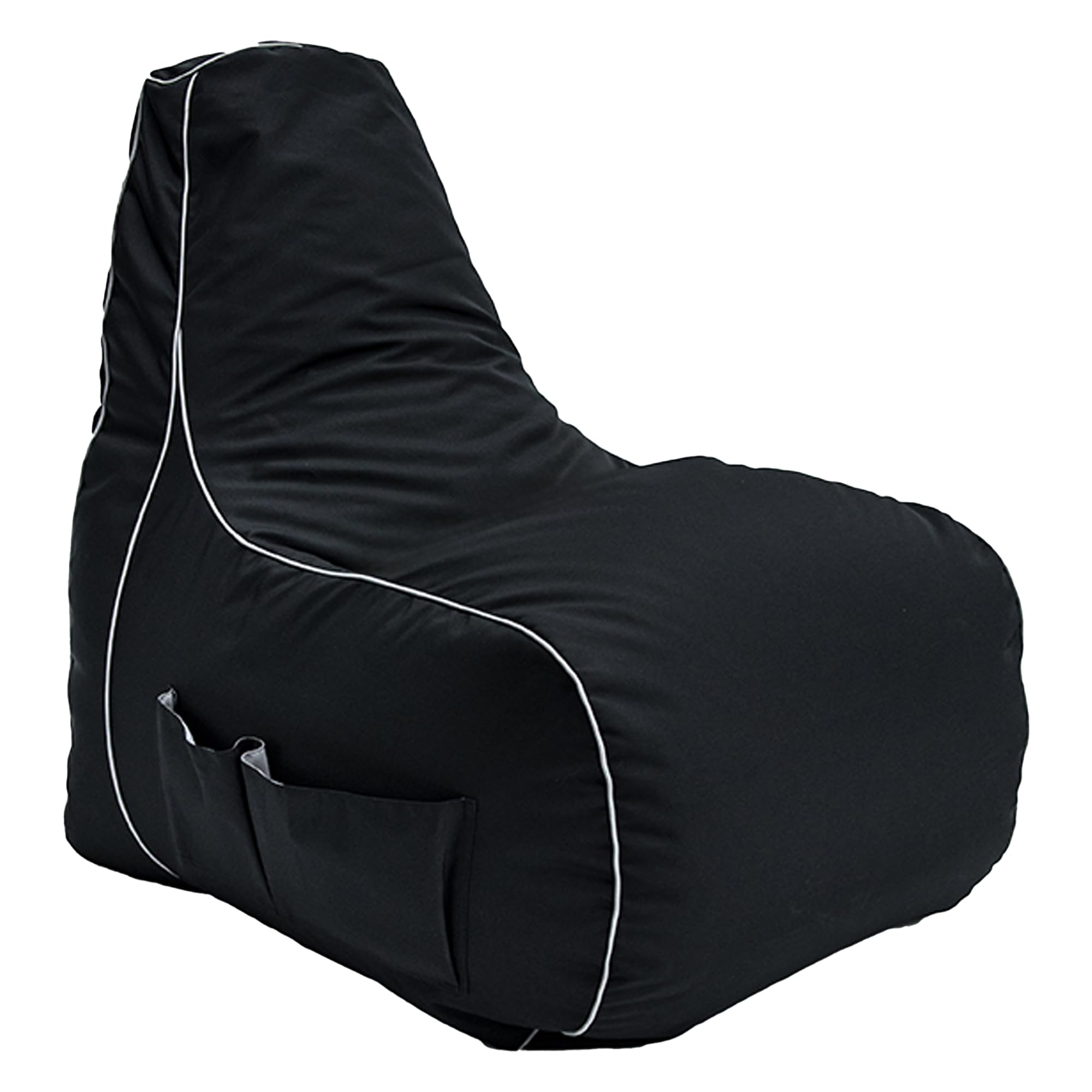Game Over Mini Fauteuil Pouf de Jeu pour Enfants 8-Bit | Salle de Jeux Intérieure Fauteuil Gamer | Poches Latérales pour Manettes | Support de Casque | Conception Ergonomique (Fumée Cosmique)