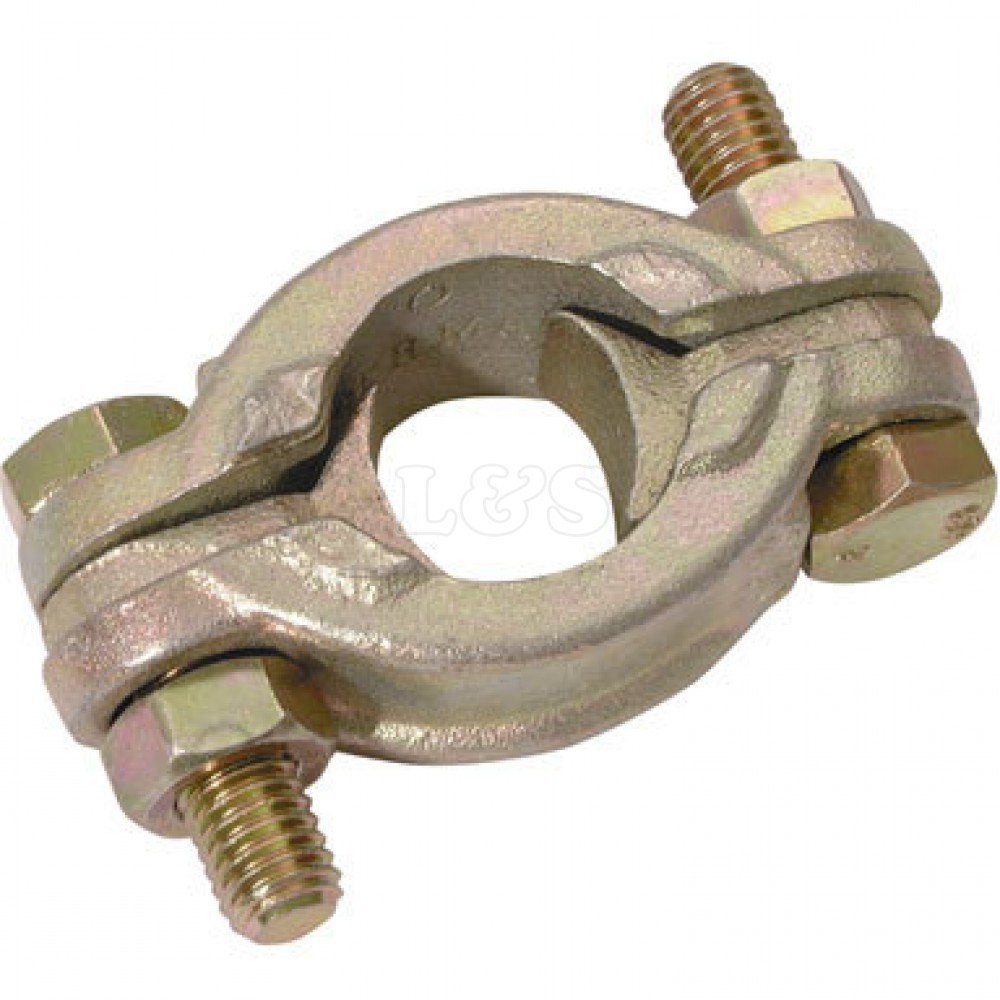 L&S Engineers Gold Hose Clamp Fits 3/4" Claw Couplings, Malleable Iron