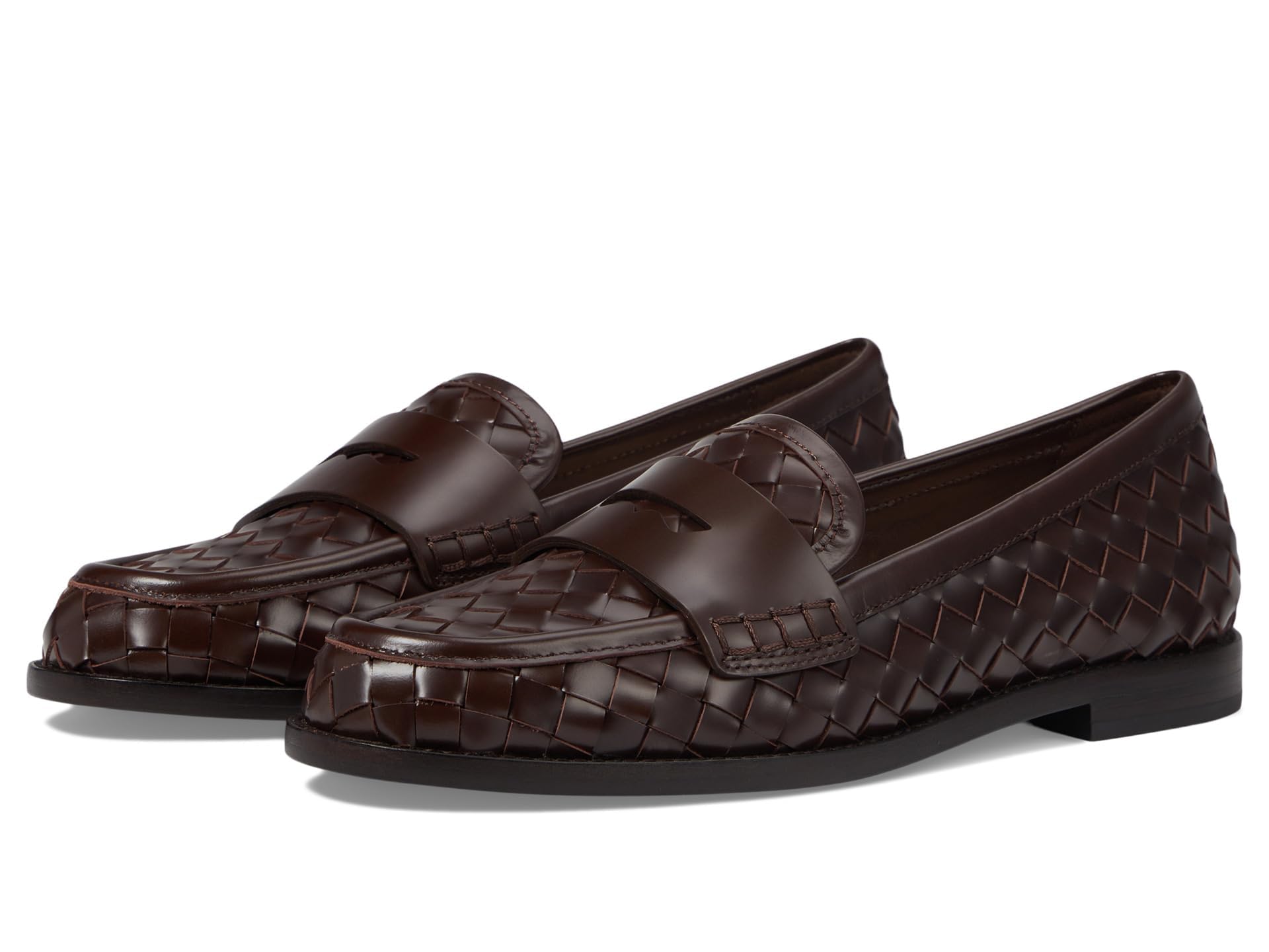 Loeffler Randall Women's Rachel Woven Leather Loafers