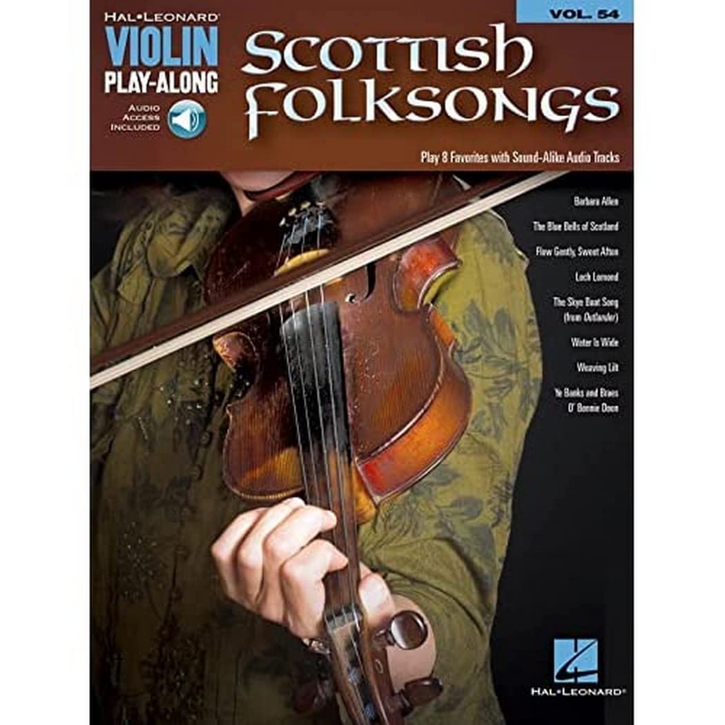 Scottish Folksongs Violin Play-Along Volume 54 - Book/Online Audio