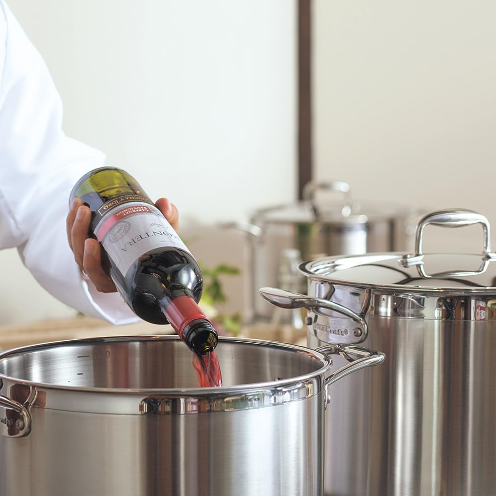 Amazon｜ビタクラフト プロ 半寸胴鍋 24.0cm（7.7L）｜寸胴鍋