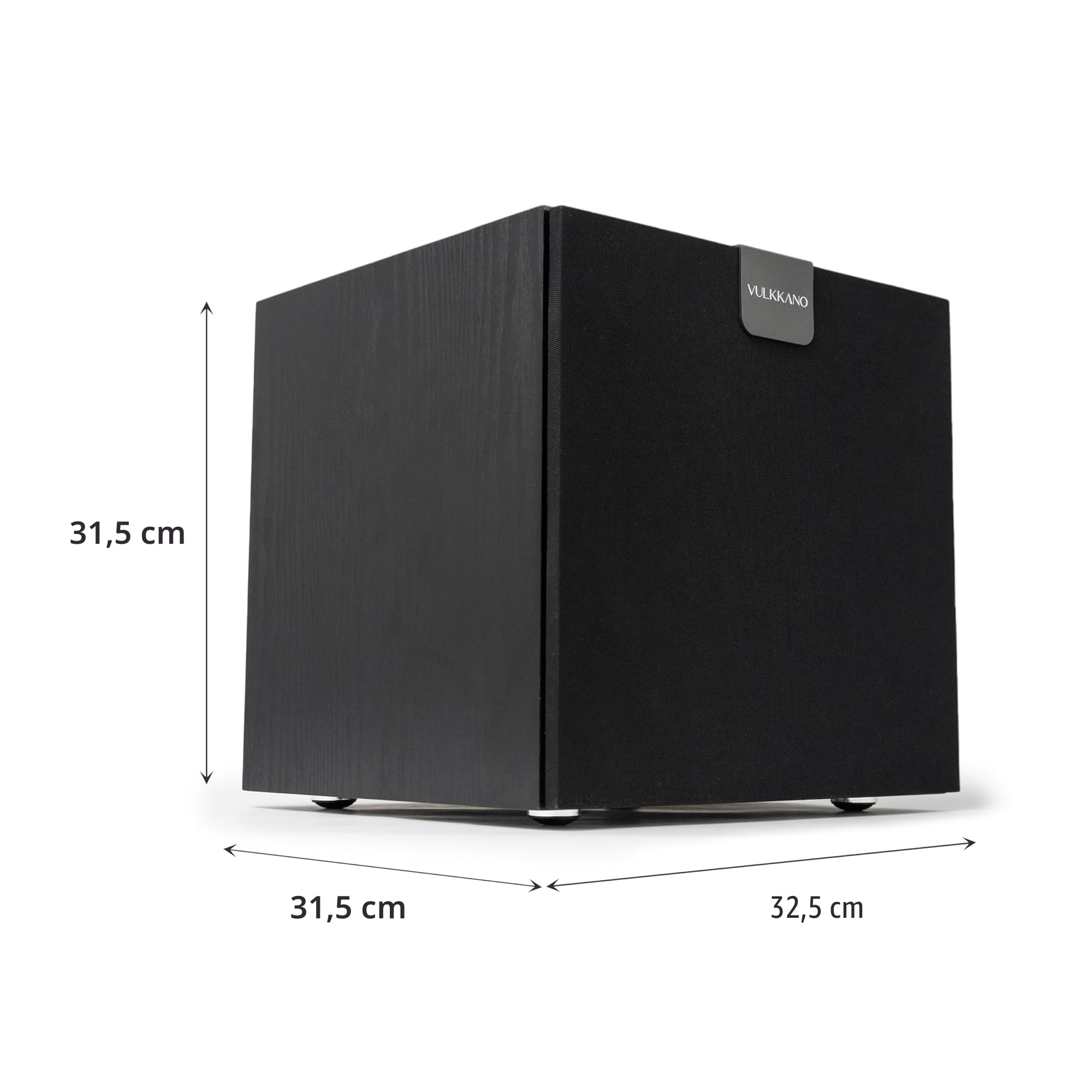 VULKKANO SUB10 Subwoofer Activ 10 Zoll, Frequenz: 40 Hz-200 Hz