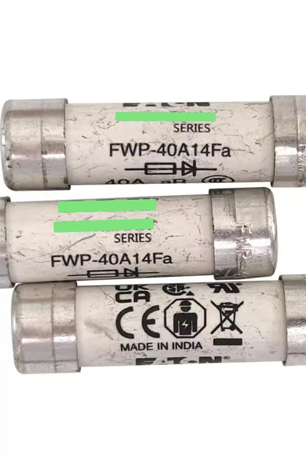 YMUGUEGH 10PCS FWP-10A/15A/20A/25A/30A/32A/40A/50A14Fa-14F fuse(FWP-20A14Fa)