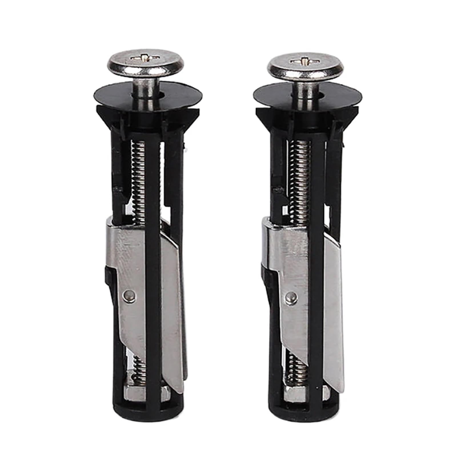 Universelles Toilettensitz-Schrauben-Set, 2 Sets, Metallschrauben, Ersatz-Befestigungszubehör