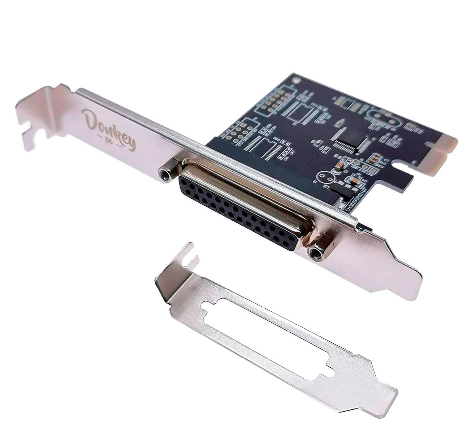 Carte PCI Express 1 Port Parallèle, Adaptateur d'Interface Interne Avec Transfert Jusqu'à 1,5 Mbps, Contrôleur de Port d'Imprimante DB25