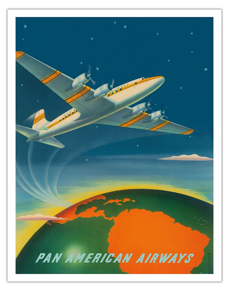 Amazon.com: Serving the Americas Since 1928 Matte Art Print
