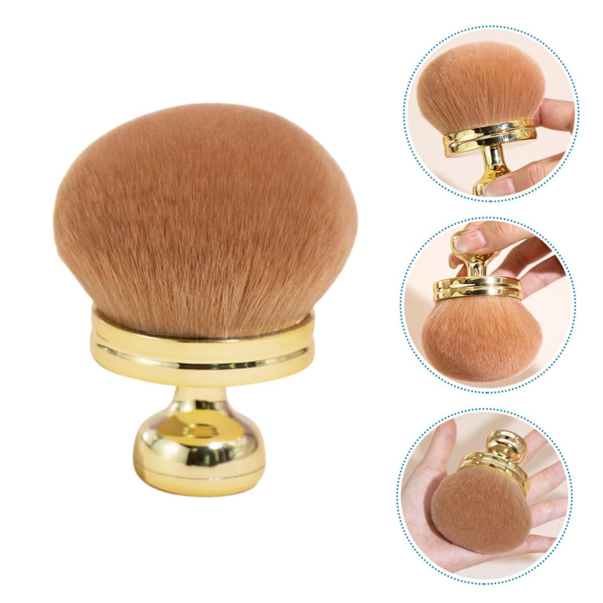 FOMIYES 4 Pièces Pinceau De Maquillage Moelleux Et Doux Pinceau De Maquillage Blush Pinceaux Blush Pinceau Blush Pour Les Joues Fibre Artificielle Voyage Ensemble De Maquillage