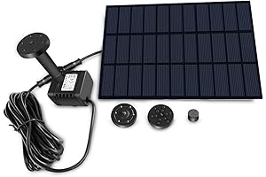 Solar Powered Water Fountain Pump with Solar Panel Kit