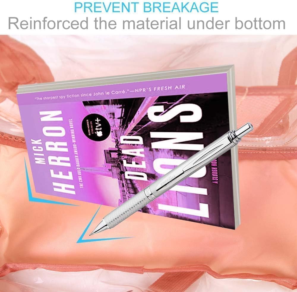 UFNDC 3PCS Clear Backpack Heavy Duty, See Through School Bag for Girls, Sequins Transparent Bookbag for Women - Image 8