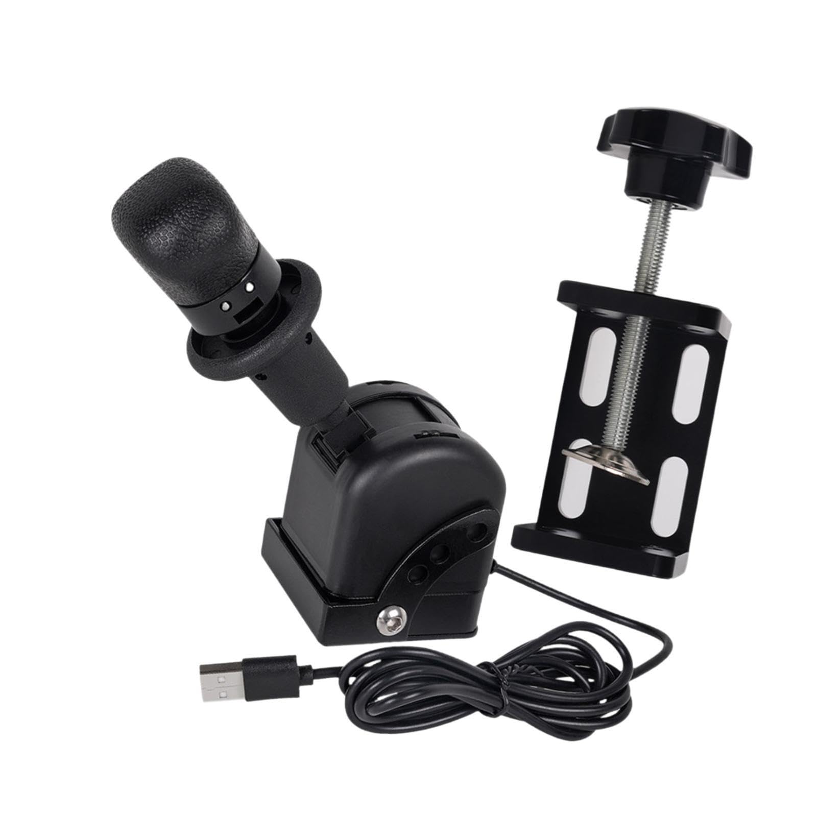 QUILSTM Frein à main pour camion de jeu vidéo : contrôle précis grâce à sa construction métallique compacte et robuste. Frein main pour ordinateur de