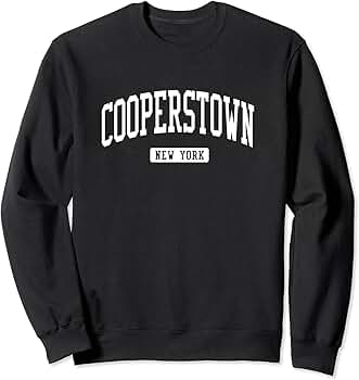 トップス 00's cooperstown long sleeve tshirt Amazon.com: Cooperstown New York NY Vintage Athletic Sports