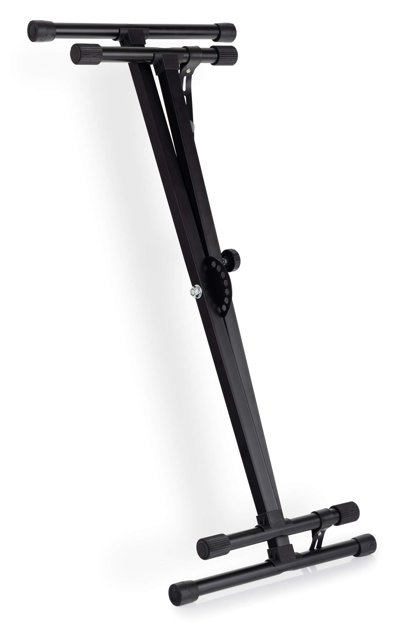 FunKey Supporto Tastiera con Struttura a X - Chiusura a Strappo Affidabile - Con Manicotti Antiscivolo Integrati - Supporto dal Design Pieghevole - Include Cinghie di Fissaggio Robuste