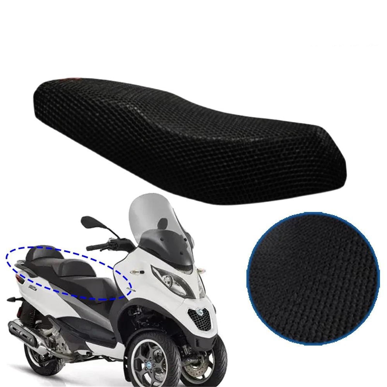 Parte a due ruote Coprisedile Traspirante In Rete Per Moto Coprisedile Protettivo Per PIAGGIO Per MP3 300 500