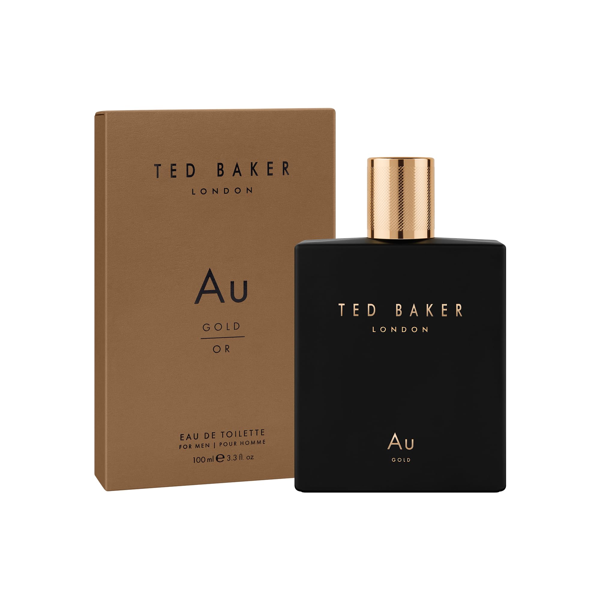 Ted Baker Tonics Au Gold Eau De Toilette, Warm Woody, 100ml