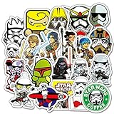 STORM GYRD 100 Pcs Star Wars Sticker (Style A) Pack,Unique Cool Stickers Notebook Guitar Skateboard Travel Stickers Waterproof