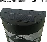 Vista 3 de Luces solares de pared de caballo, luces solares para valla al aire libre, impermeables, para escalones de terraza, garaje, patio trasero, porche