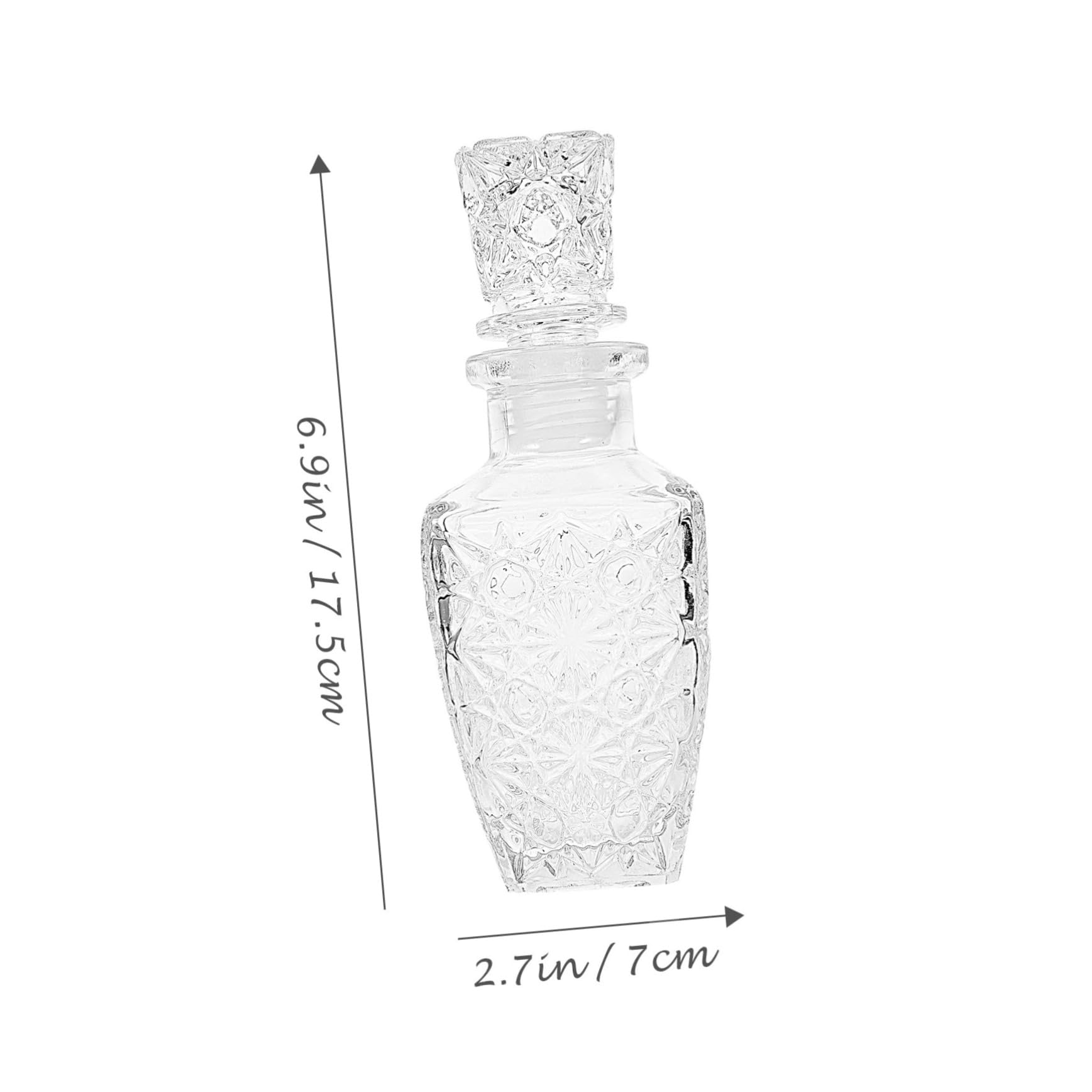 STOBAZA Transparent Thickened Packaging Bottle Creative Wine Decanter for Bar and Entertaining