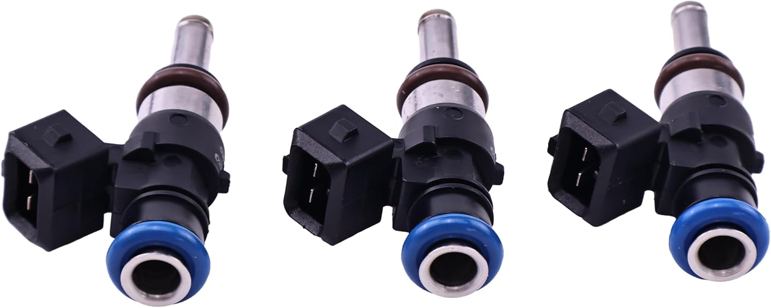 3Pcs Fuel Injectors 420874845 Compatible with Can-Am Maverick X3, X3 R, X3 Max, X3 Max R Turbo 2017-2022