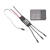Fafeicy Brushless ESC 30A with Programming Card, RC Model Aircraft Electric Speed Controller for Motor