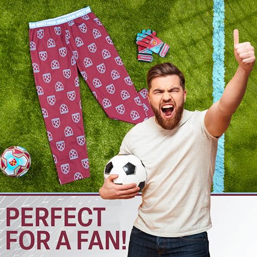 West Ham United F.C. Mens Pajama Pants Lounge Pants Loungewear Comfy Sleepwear2