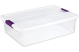 Sterilite ClearView Latch Storage Boxes: Optimal Underbed Clothes Organizers