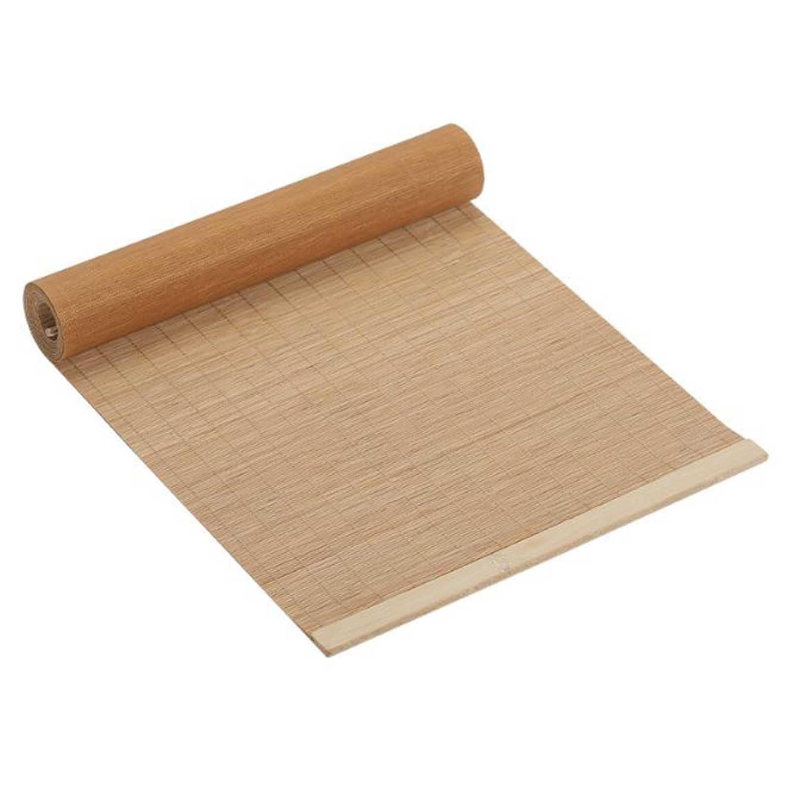 Camino de mesa de bambú, manteles individuales lavables resistentes al calor, protector de mesa de comedor, aislamiento para casa de té y uso doméstico