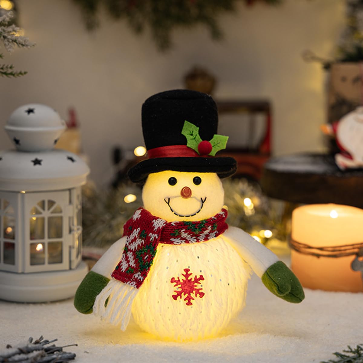 Amazon | Lanito クリスマスライト 雪だるまライト クリスマス