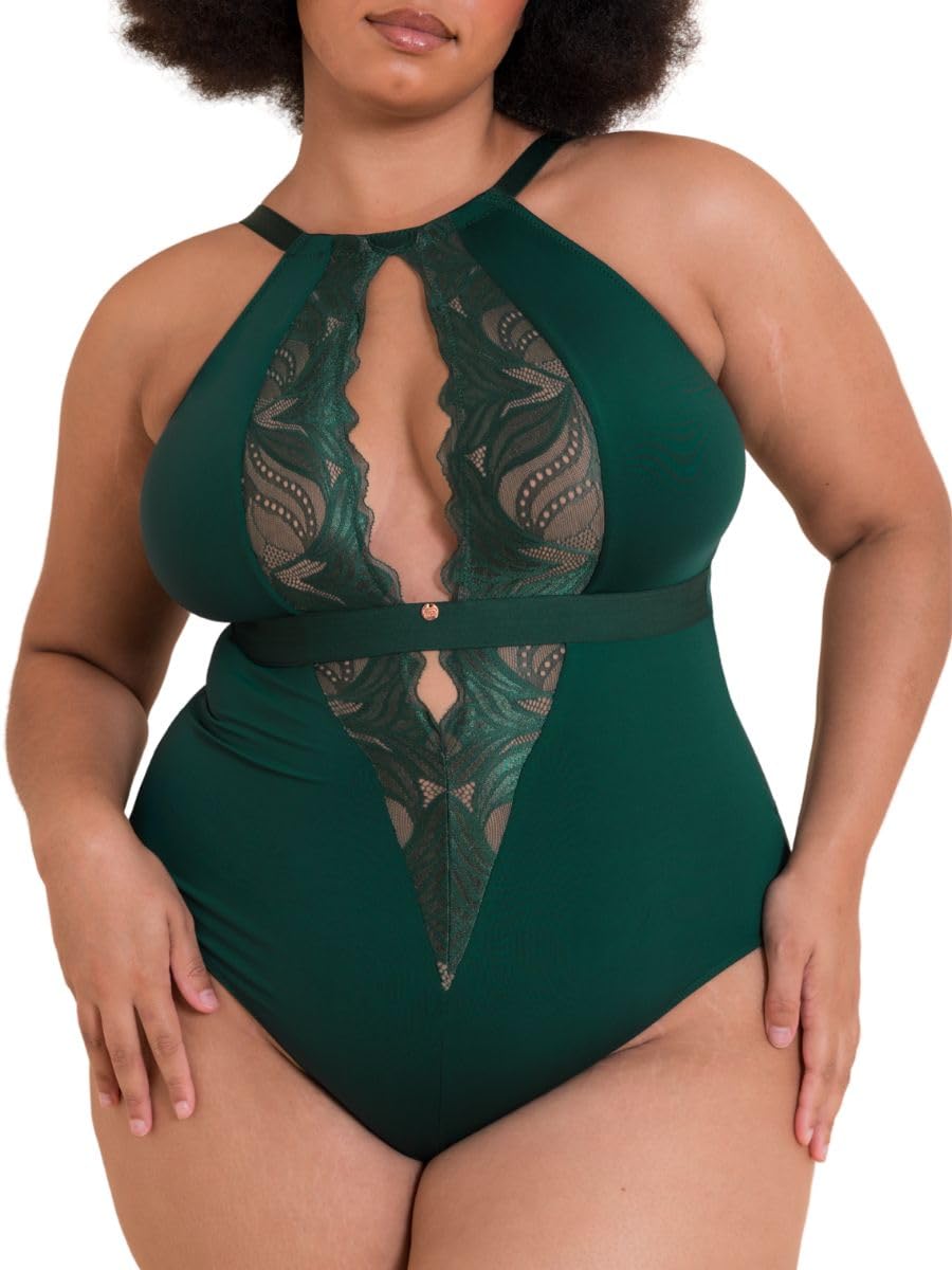Curvy Kate Women's Emerald Indulgence Bodysuit Green 2XL - 18
