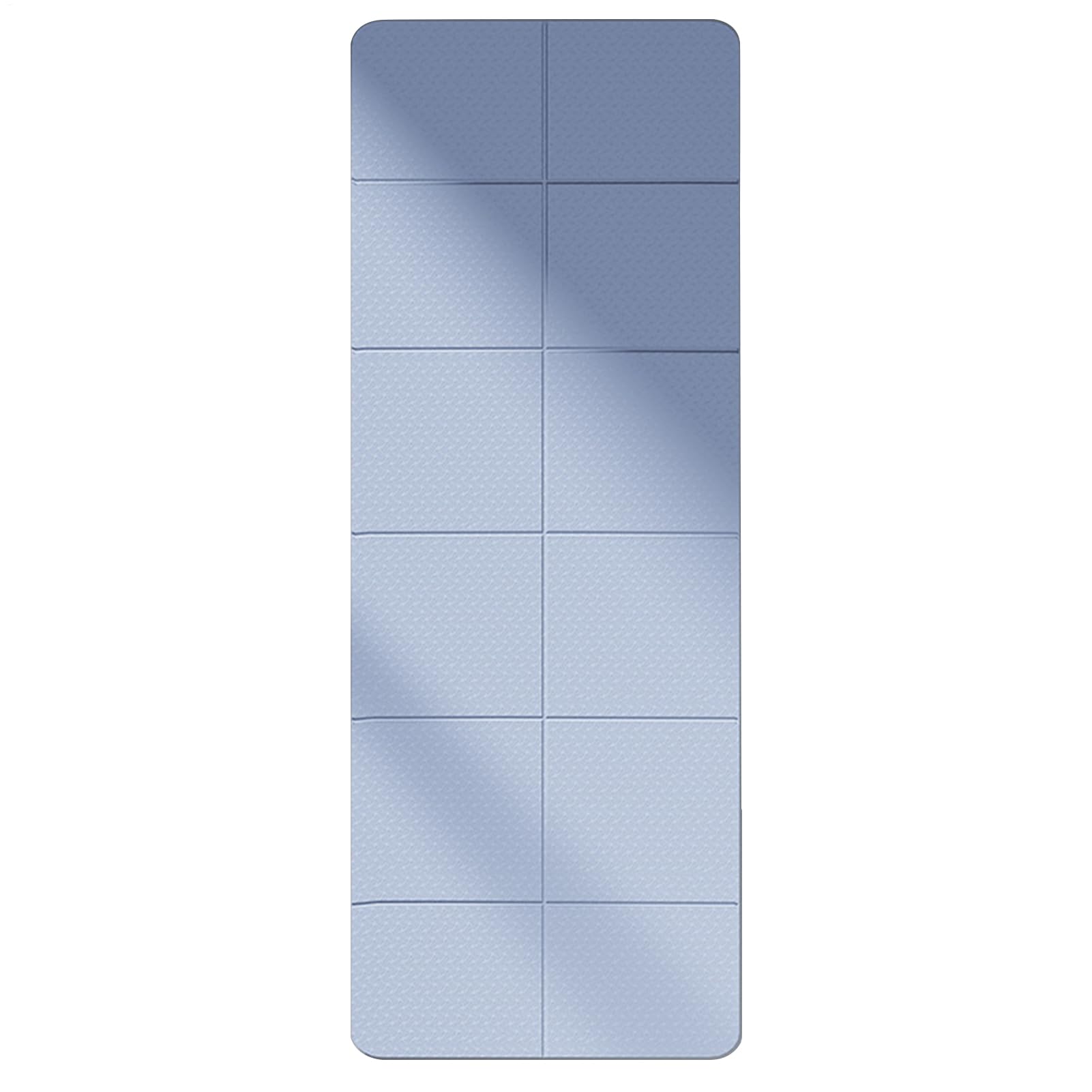 Tappetino per esercizi pieghevole,pieghevole - Tappetino da ginnastica leggero - Tappetino per esercizi a piedi nudi per yoga, pilates ed esercizi a pavimento, 72 x 24 x 0,1 pollici