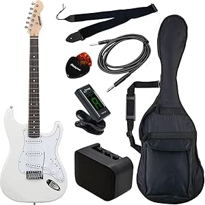 サクラ楽器 SELDER ST-16 エレキギター 13点 初心者セット ホワイトの商品画像