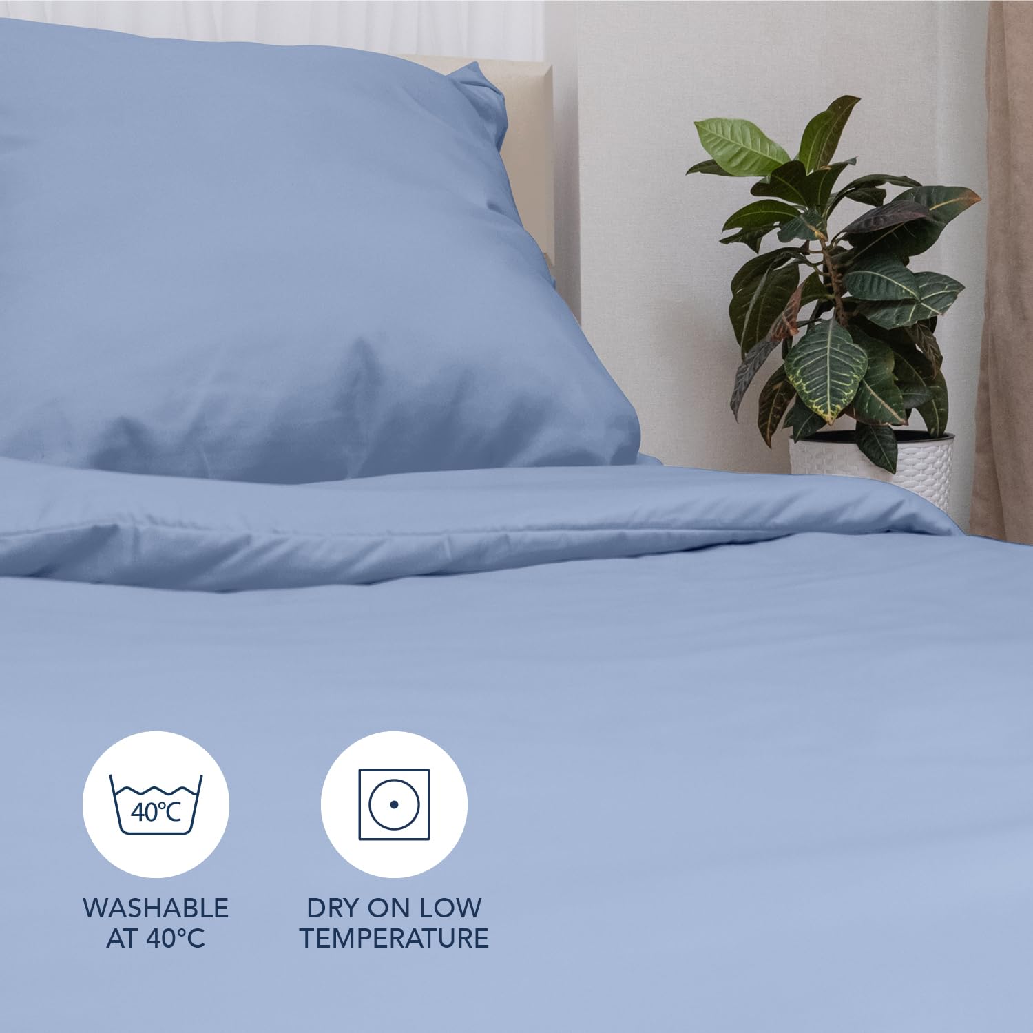 Dreamzie - Dekbedovertrek 155x220 cm met 2 kussenslopen 80x80 cm - Zwart/Donkergrijs - 155x220 Bedset in 100% microvezel - 3-delig - Gecertificeerd vrij van chemicaliën (Oeko TEX