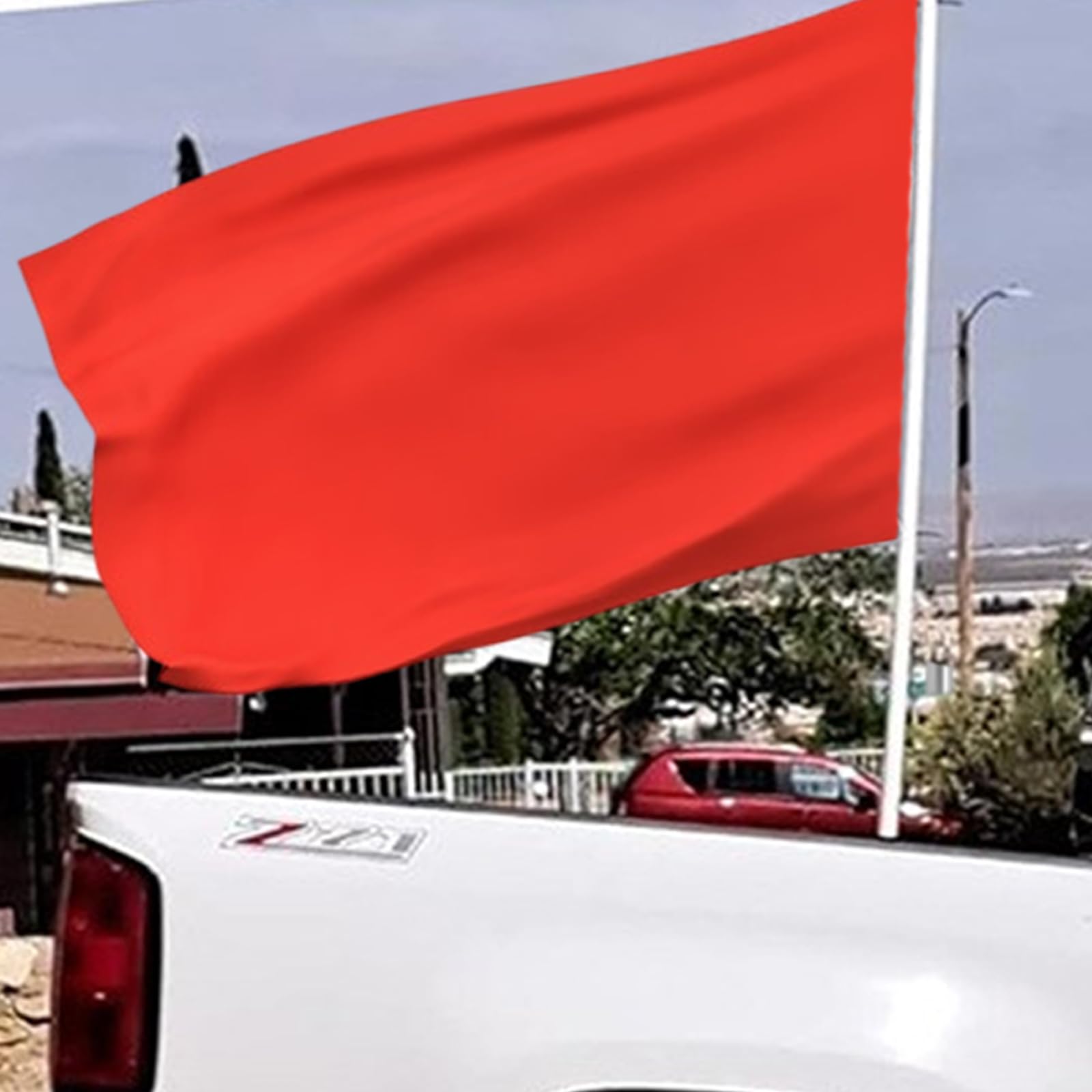 De Mât Drapeau pour Lit Camion Installation Facile sans Perçage Convient À La Plupart des Modèles Camionnette Comprend Tout Le Matériel Nécessaire Accessoire Camionnette