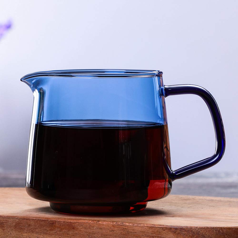 Amazon.com: Glass Coffee Serving Pitcher Mugs with Spout Handle